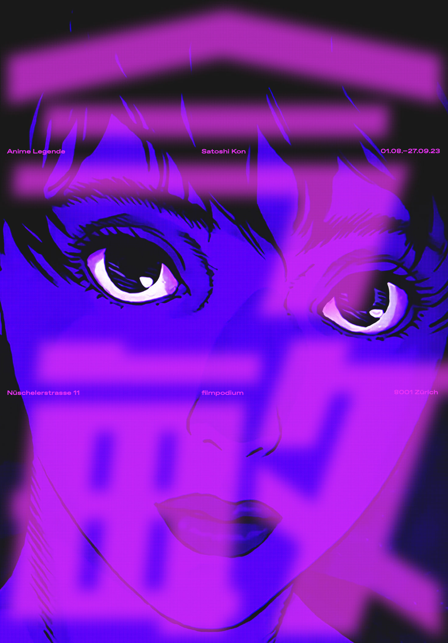 Poster Satoshi Kon filmpodium, perfect blue